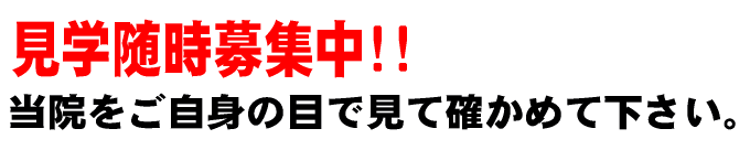 随時見学募集中！